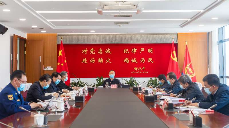 爆操美女嫩屄黄明在应急管理部党委会上强调 着力加强党委班子自...